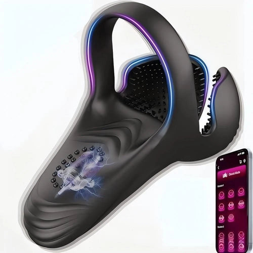 Cock Ring Anal Butt Plug Vibrator Male Prostate Massager Penis Sex Toys For Men